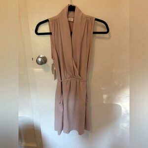 NWT Wilfred “Sabine” Blush Sleeveless Dress